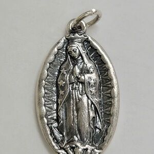James Avery silver Virgin of Guadalupe Charm